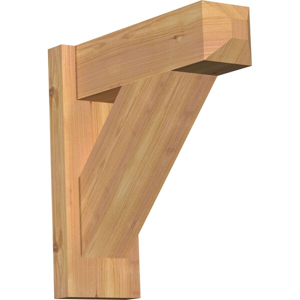Ekena Millwork Traditional Smooth Craftsman Outlooker, Western Red Cedar, 5 1/2"W x 16"D x 16"H OUT06X16X16TRA04SWR - main